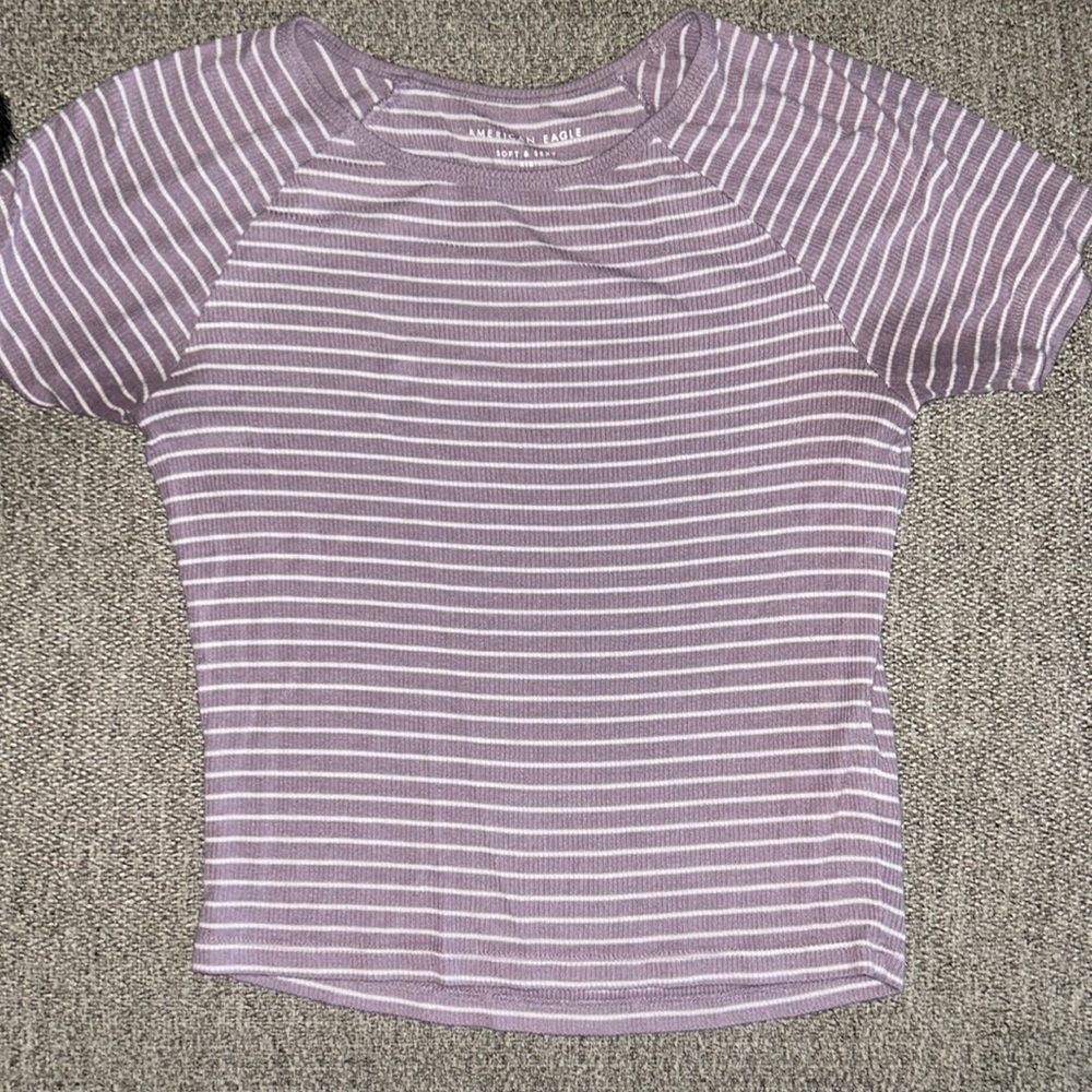 SOFT RIPPED CROPPED TEE